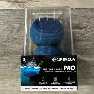 Speaqua Functionally Waterproof The Barnacle Pro Bluetooth Speaker BRAND NEW